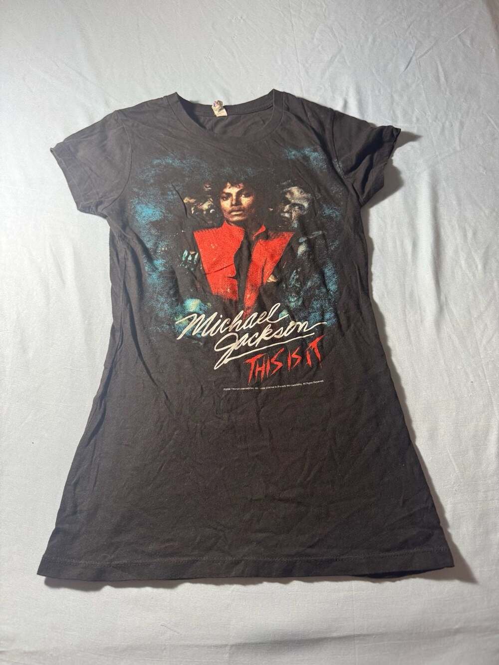 Michael Jackson This Is It Graphic T-Shirt Black
